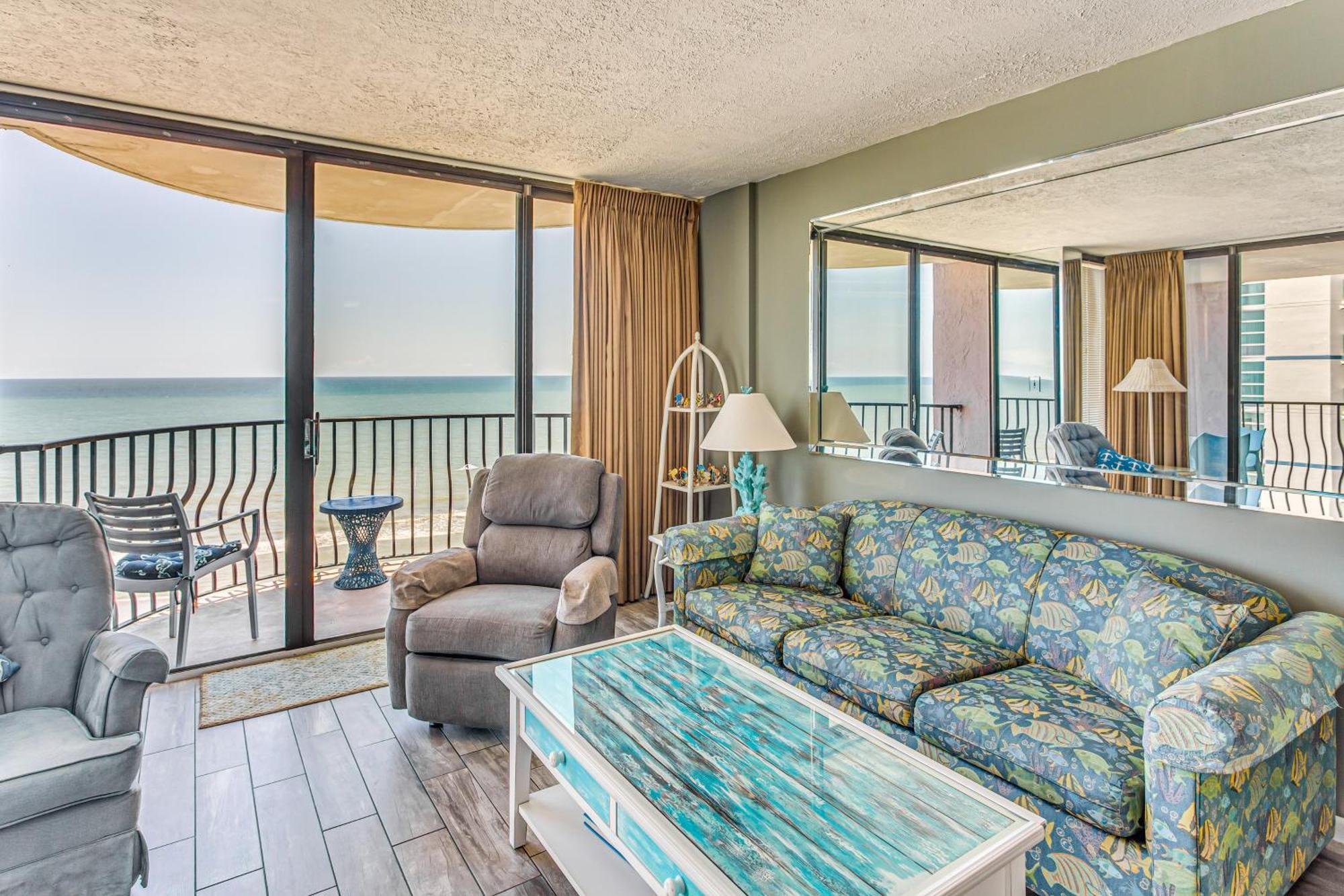 Myrtle Beach Oceanfront Condo With Covered Balcony! Exteriör bild