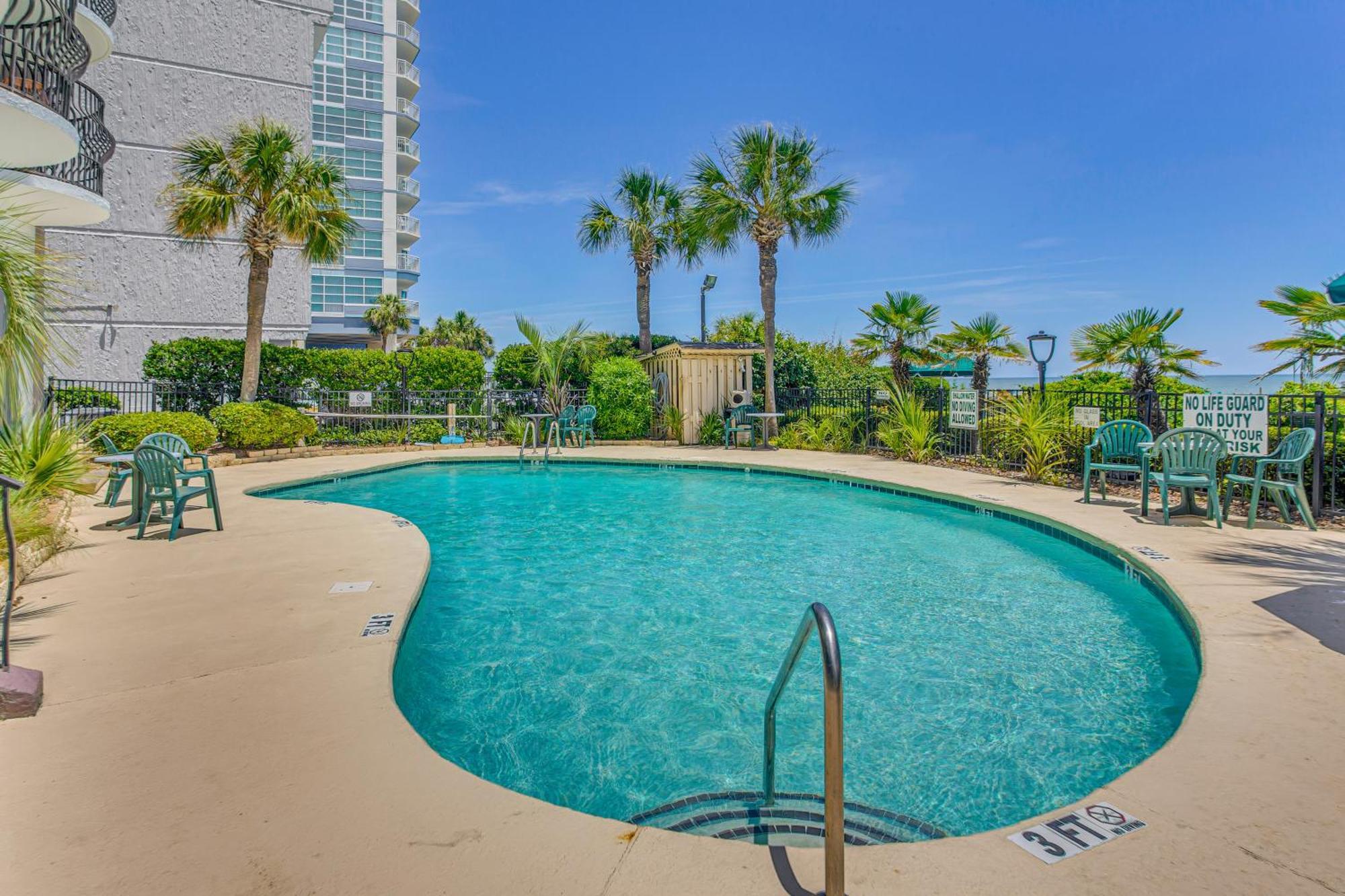 Myrtle Beach Oceanfront Condo With Covered Balcony! Exteriör bild