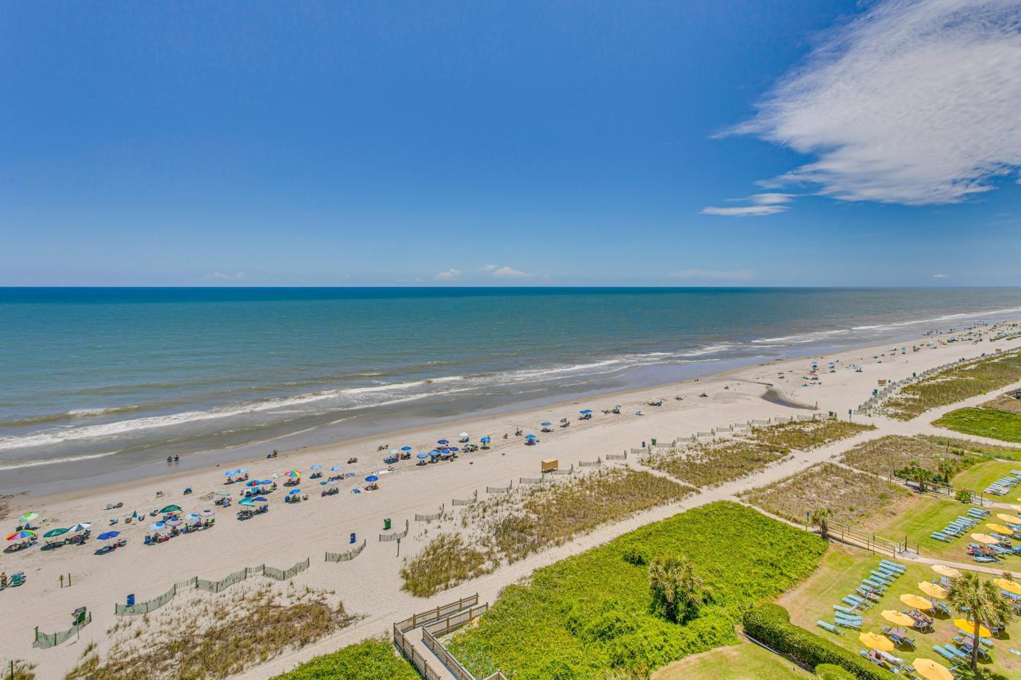 Myrtle Beach Oceanfront Condo With Covered Balcony! Exteriör bild