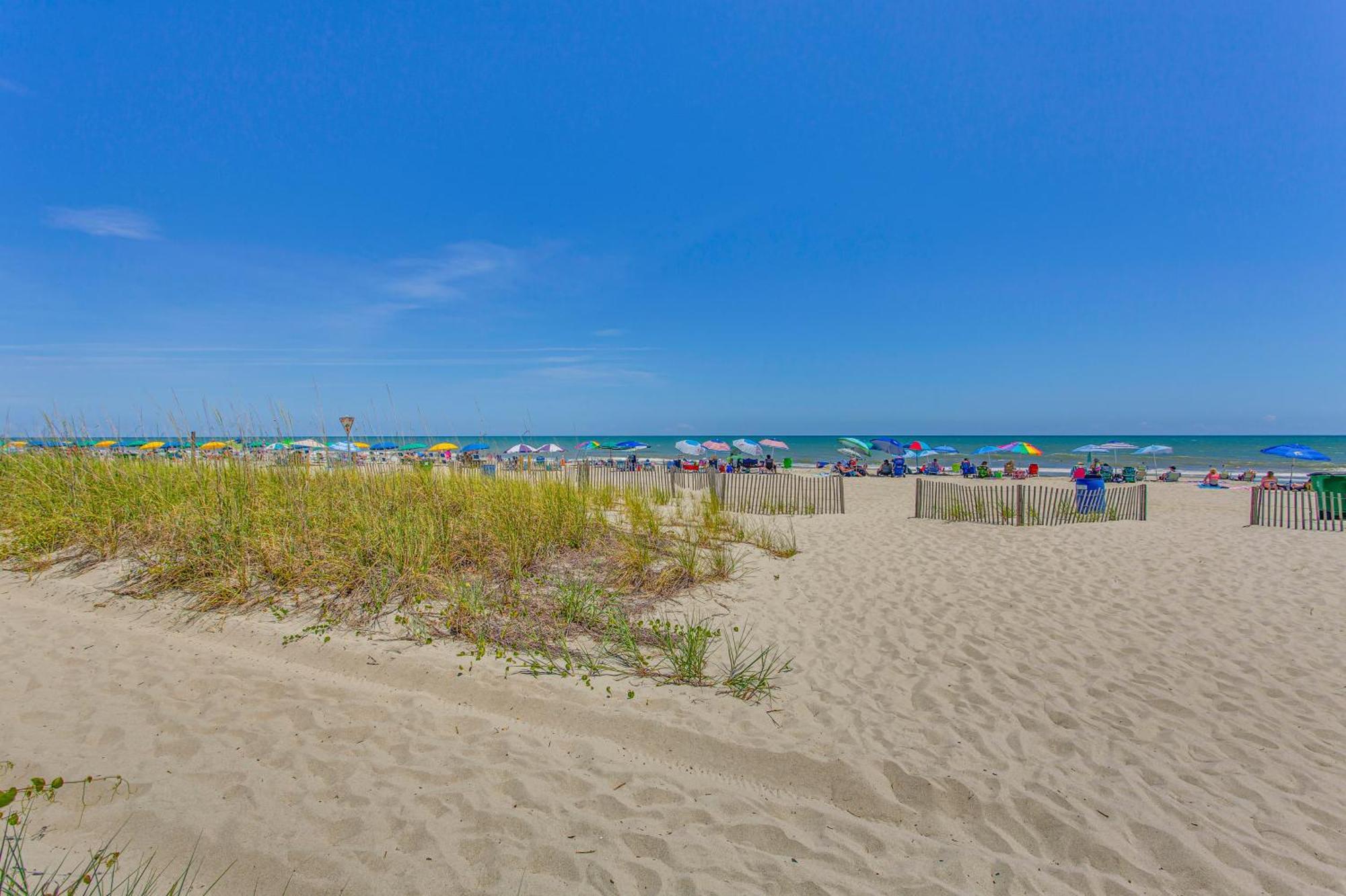 Myrtle Beach Oceanfront Condo With Covered Balcony! Exteriör bild