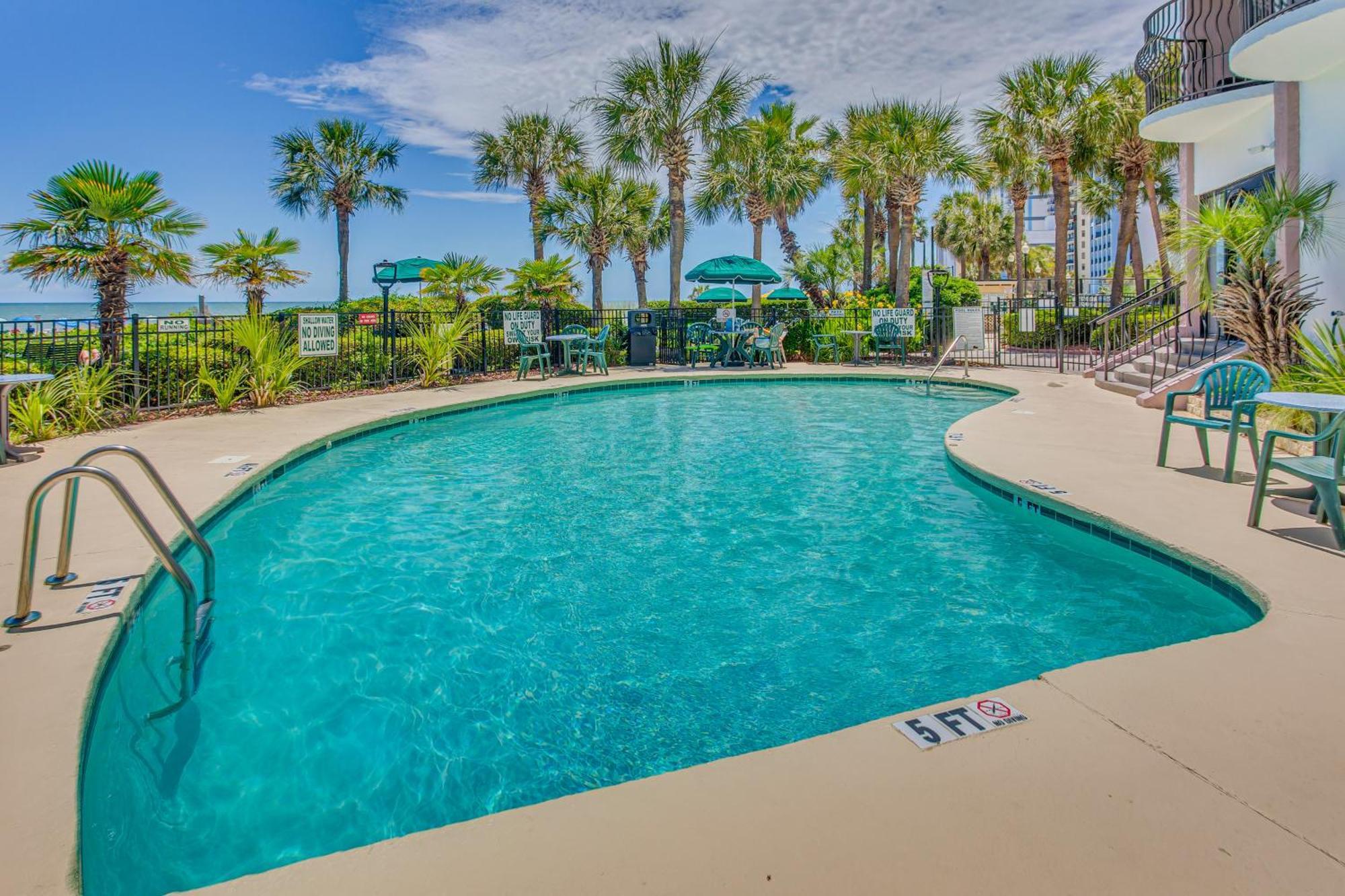 Myrtle Beach Oceanfront Condo With Covered Balcony! Exteriör bild